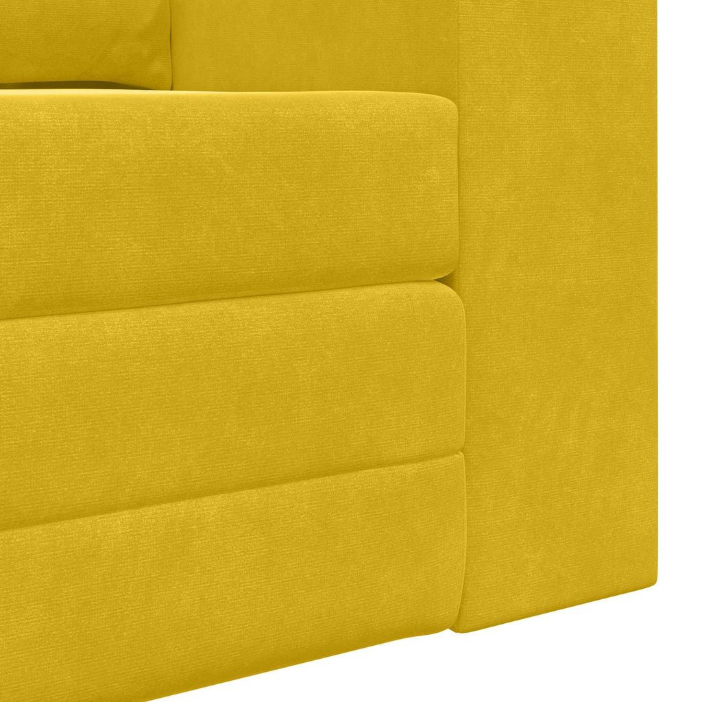 Sofá cama Amarillo 148 x 71 x 83 cm Terciopelo