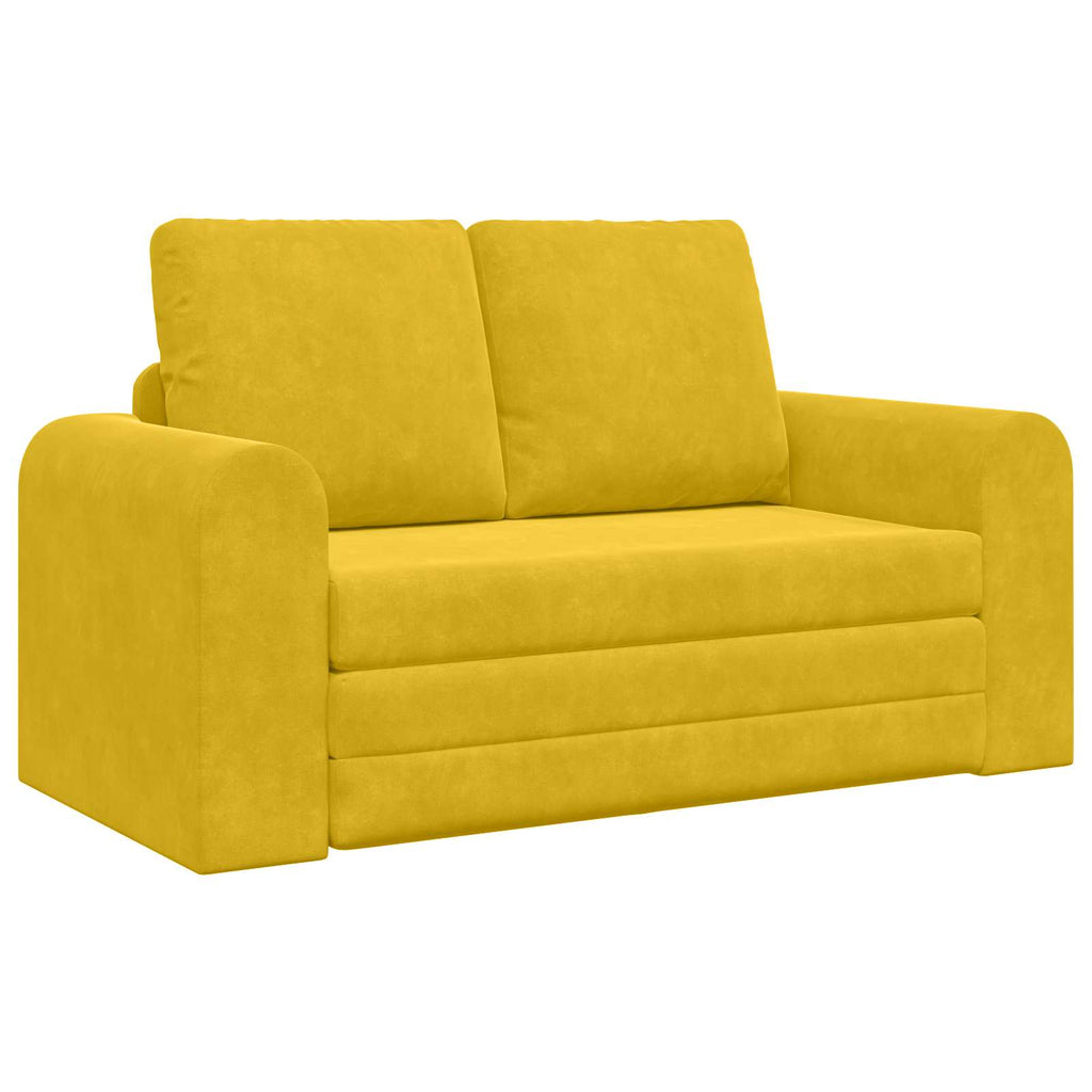 Sofá cama Amarillo 148 x 71 x 83 cm Terciopelo