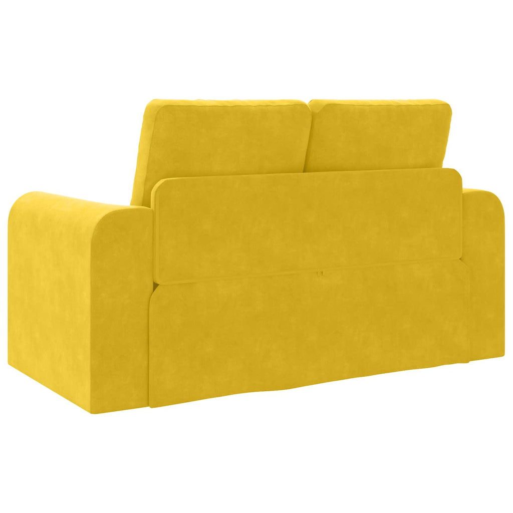 Sofá cama Amarillo 148 x 71 x 83 cm Terciopelo