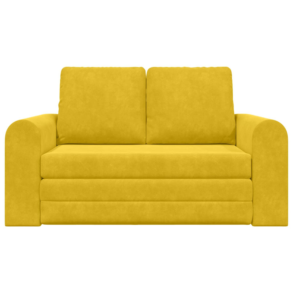 Sofá cama Amarillo 148 x 71 x 83 cm Terciopelo