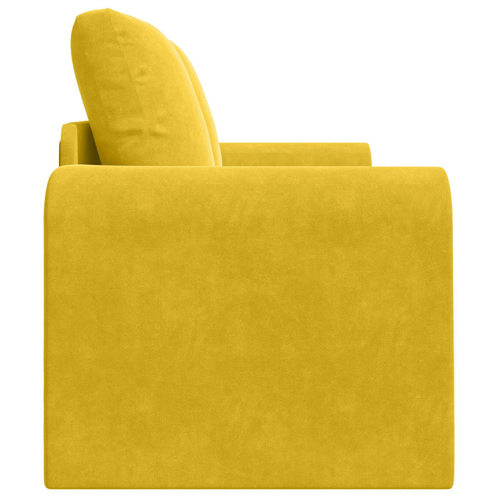 Sofá cama Amarillo 148 x 71 x 83 cm Terciopelo