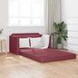 Sofá cama 110cm Amarillo oscuro tela