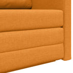 Sofá cama 110cm Amarillo oscuro tela