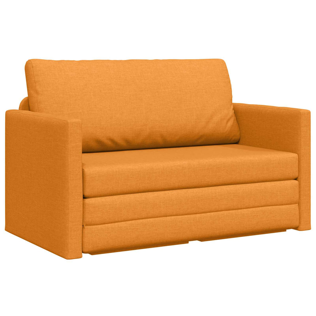Sofá cama 110cm Amarillo oscuro tela