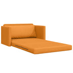 Sofá cama 110cm Amarillo oscuro tela