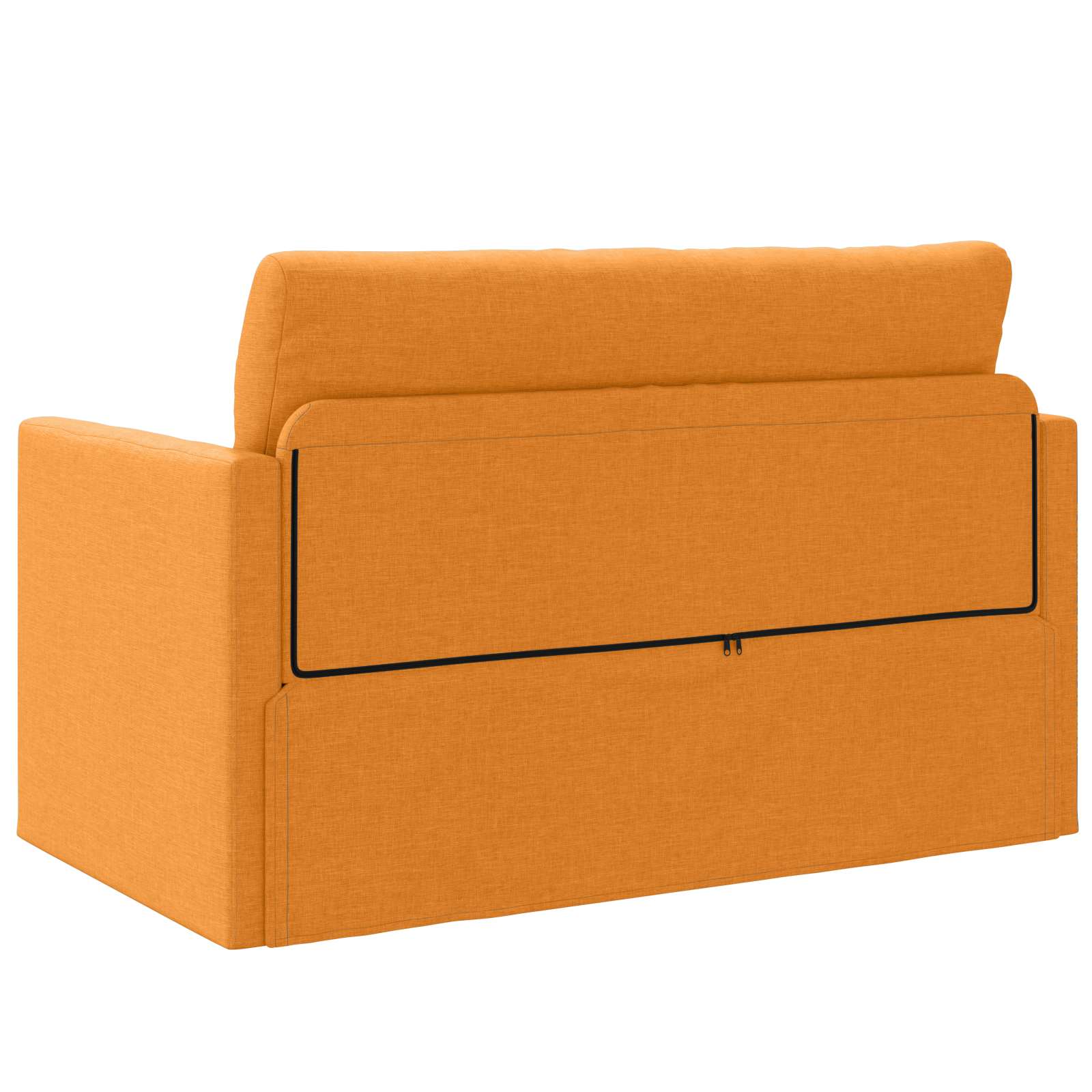Sofá cama 110cm Amarillo oscuro tela