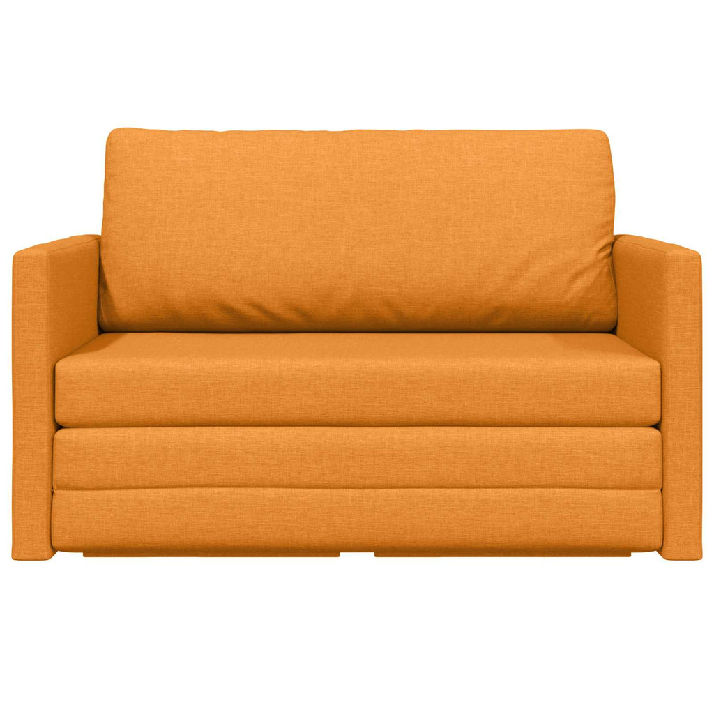 Sofá cama 110cm Amarillo oscuro tela