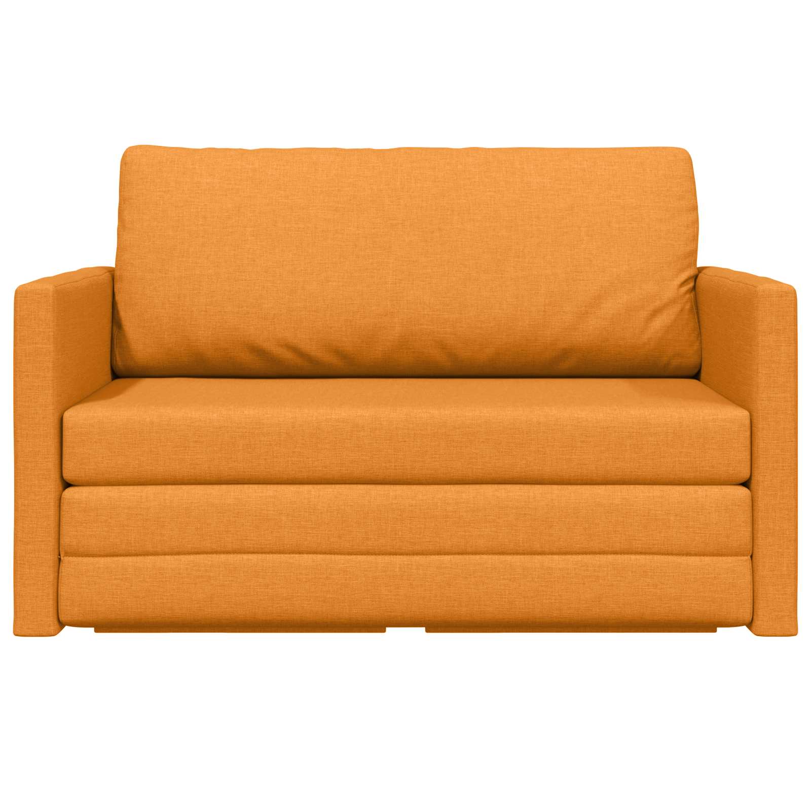 Sofá cama 110cm Amarillo oscuro tela