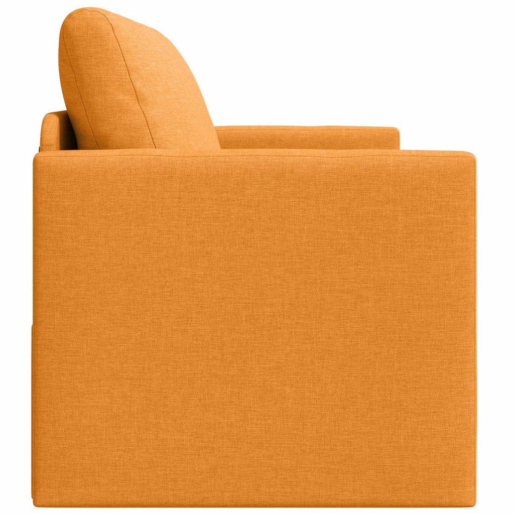 Sofá cama 110cm Amarillo oscuro tela