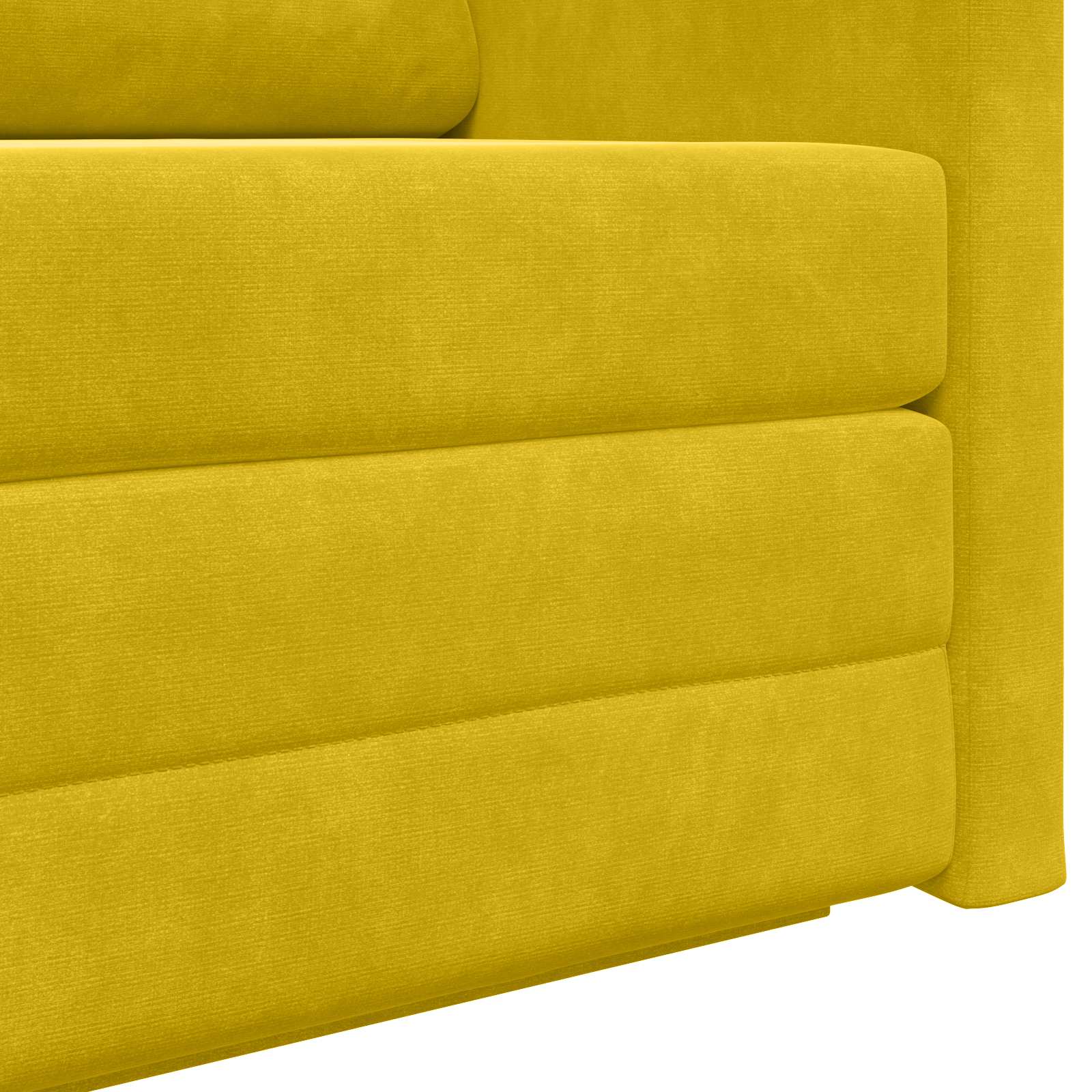 Sofá cama Amarillo girasol 124 x 71 x 78 cm Terciopelo