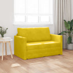 Sofá cama Amarillo girasol 124 x 71 x 78 cm Terciopelo