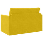 Sofá cama Amarillo girasol 124 x 71 x 78 cm Terciopelo