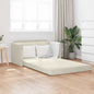 Sunflower yellow sofa bed 124 x 71 x 78 cm Velvet