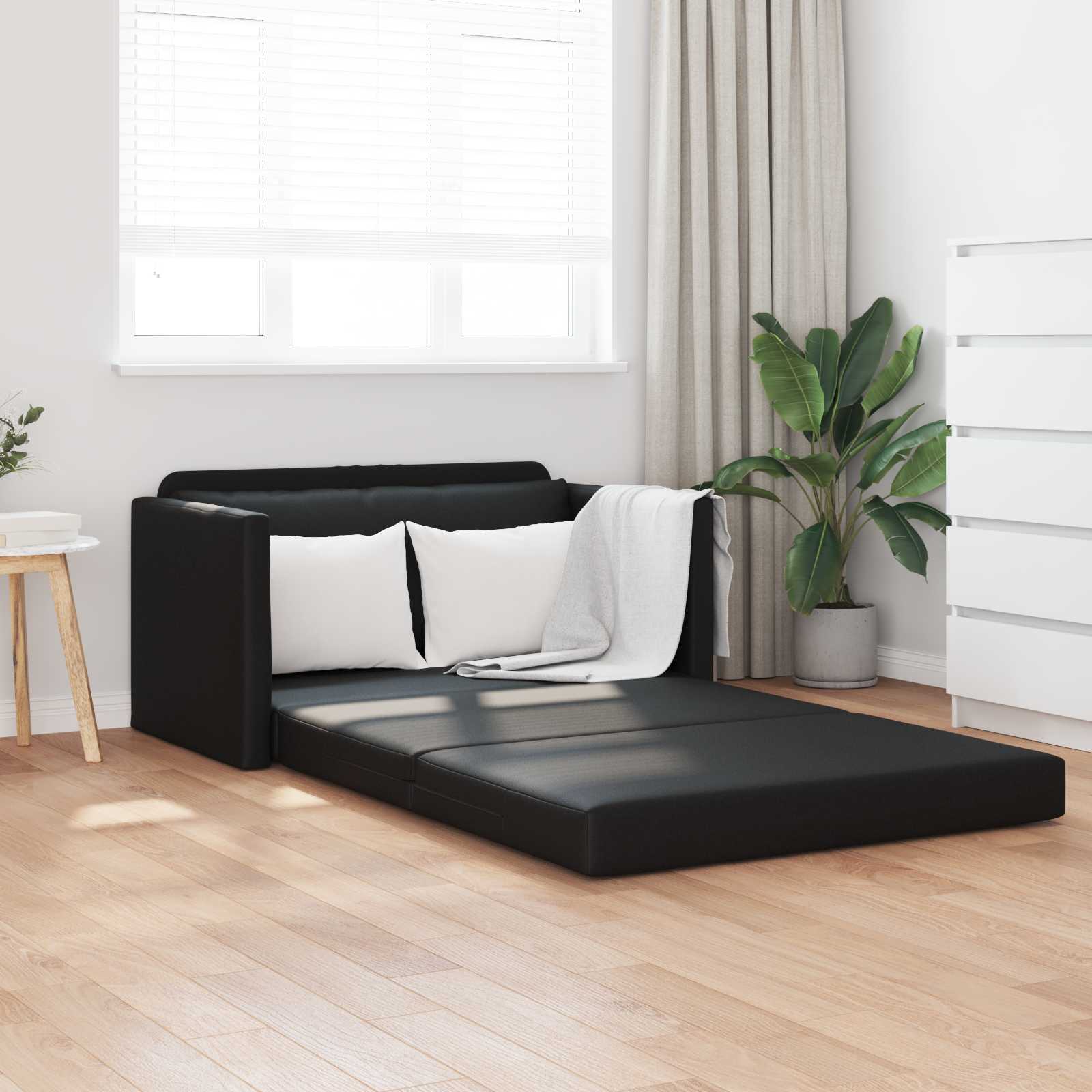 Sofá cama 124 x 71 x 78 cm Cuero artificial