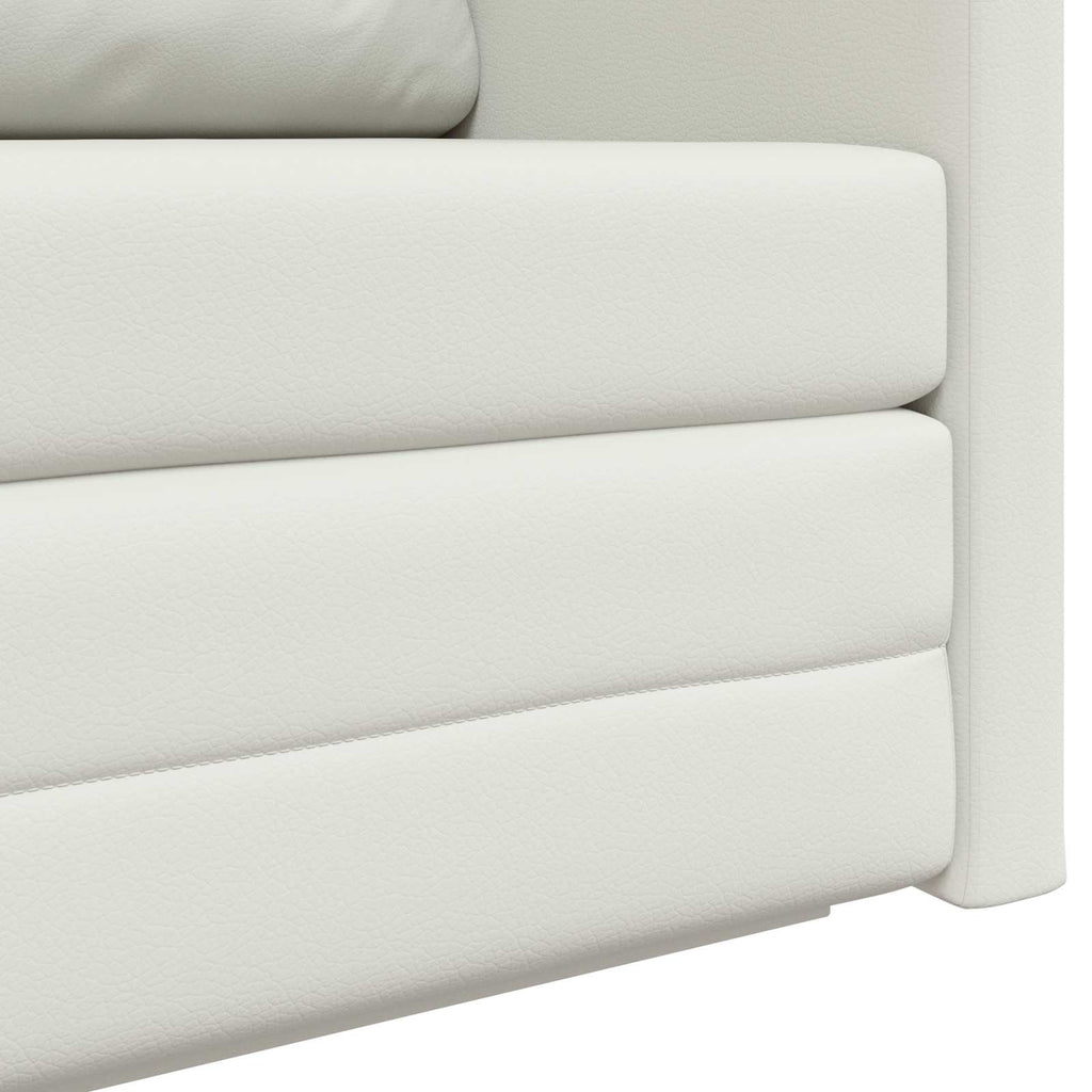 Sofá cama 124 x 71 x 78 cm Cuero artificial