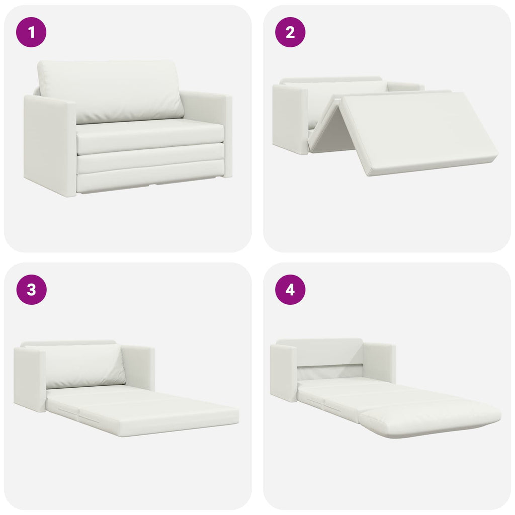 Sofá cama 124 x 71 x 78 cm Cuero artificial