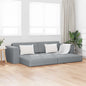 Sofá cama Amarillo oscuro 245 x 78 x 77 cm tela