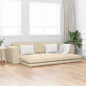 Sofá cama Amarillo oscuro 245 x 78 x 77 cm tela