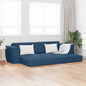 Sofá cama Amarillo oscuro 245 x 78 x 77 cm tela