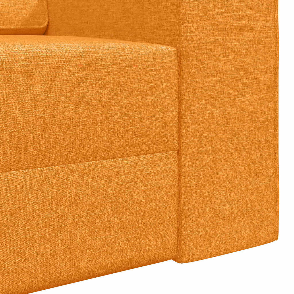 Sofá cama Amarillo oscuro 245 x 78 x 77 cm tela