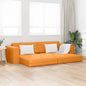 Sofá cama Amarillo oscuro 245 x 78 x 77 cm tela