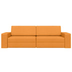 Sofá cama Amarillo oscuro 245 x 78 x 77 cm tela