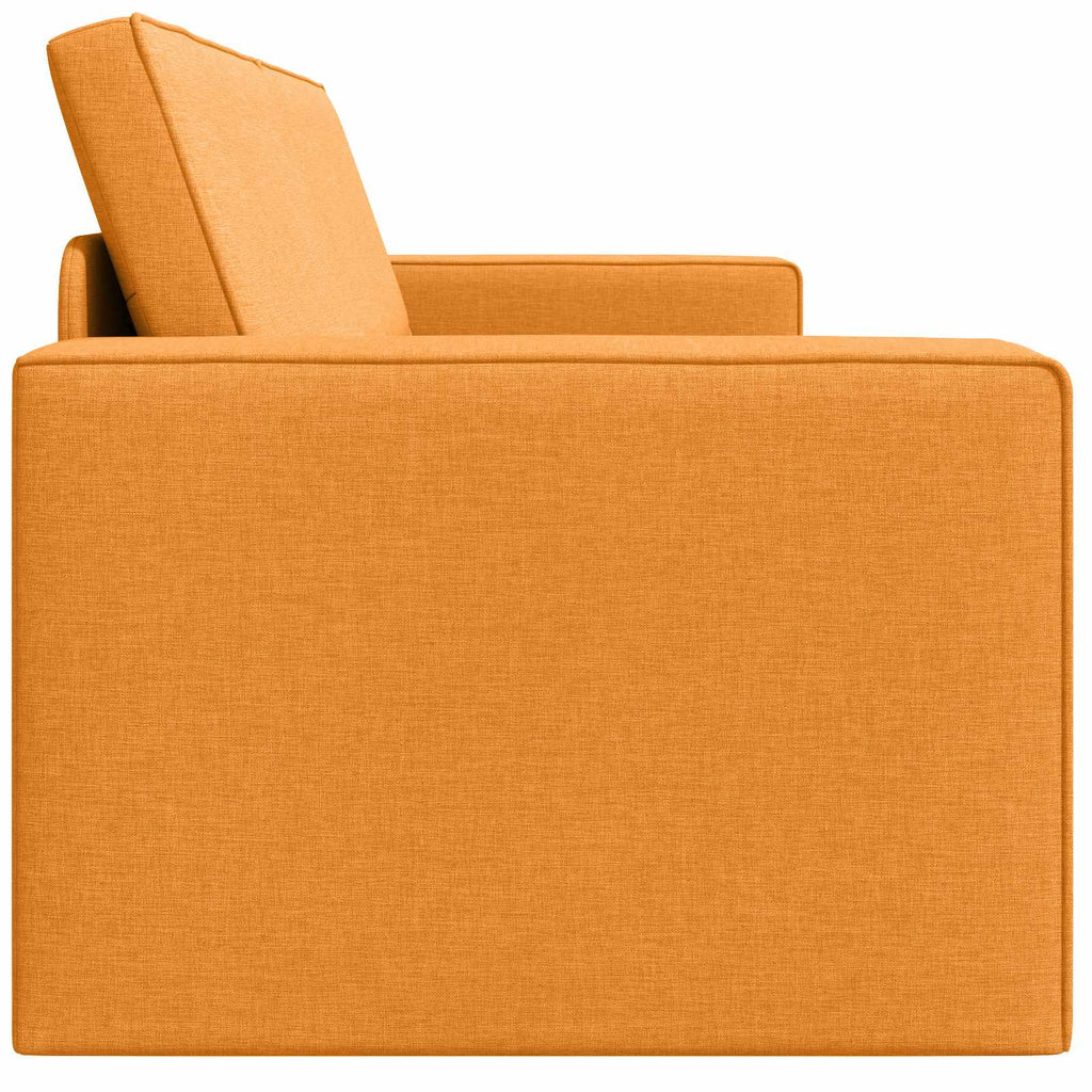 Sofá cama Amarillo oscuro 245 x 78 x 77 cm tela