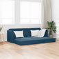 Sofá-cama de piso Amarillo 213 x 70 x 77 cm Terciopelo