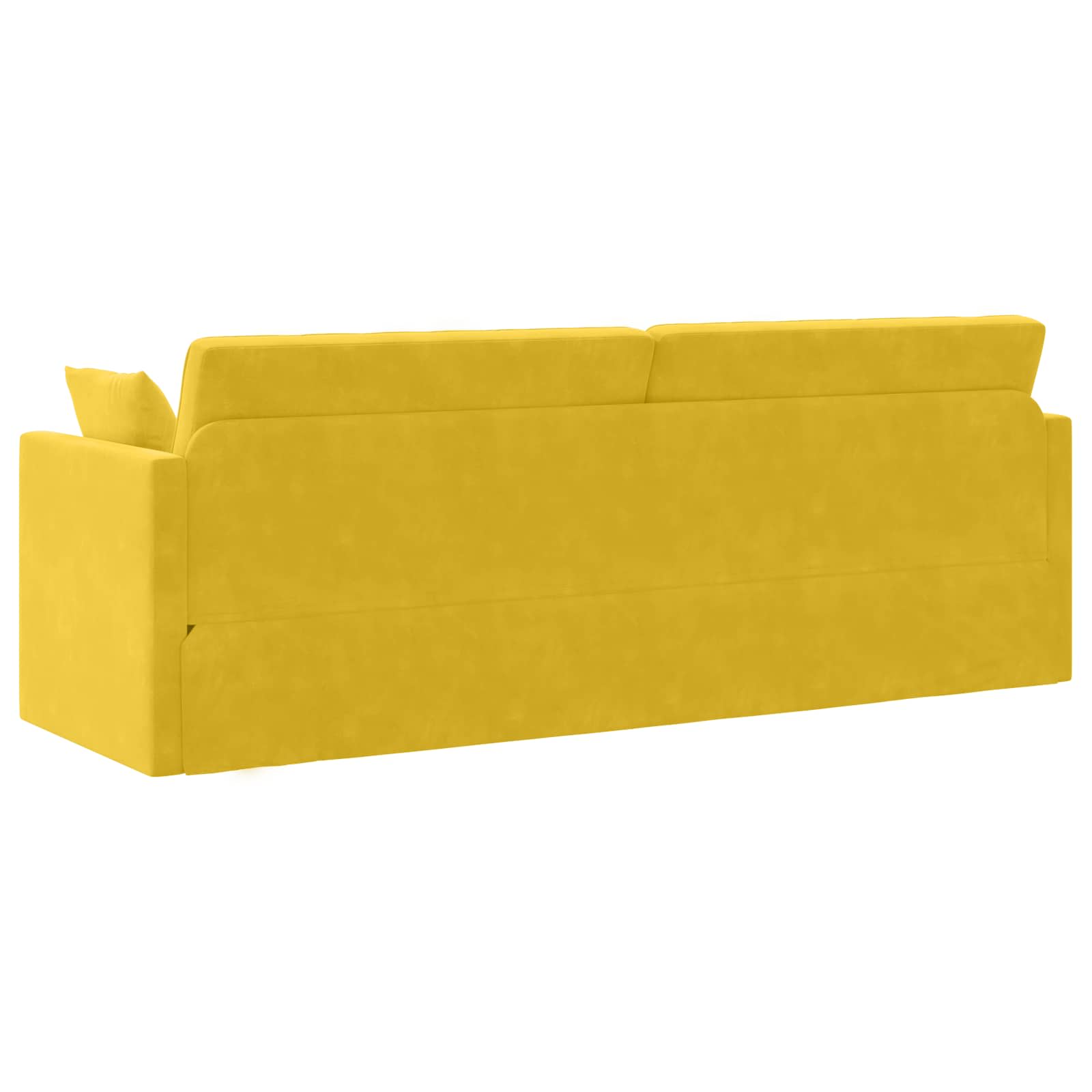 Sofá-cama de piso Amarillo 213 x 70 x 77 cm Terciopelo