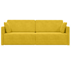 Sofá-cama de piso Amarillo 213 x 70 x 77 cm Terciopelo
