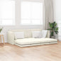 Sofá-cama de piso Amarillo 213 x 70 x 77 cm Terciopelo