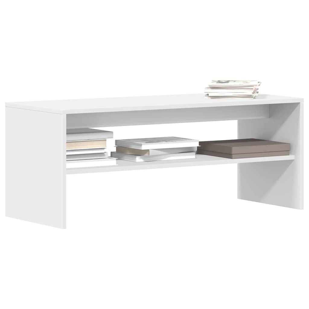 Mueble para TV acero laminado en frío blanco 202x39x43,5 cm