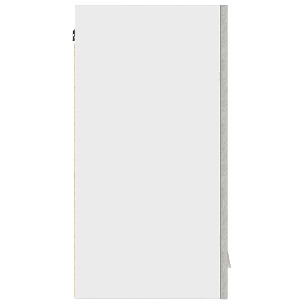 Armario de pared de cocina madera de ingeniería gris hormigón