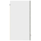 Armario de pared de cocina madera de ingeniería gris hormigón