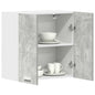 Armario de pared de cocina madera de ingeniería gris hormigón
