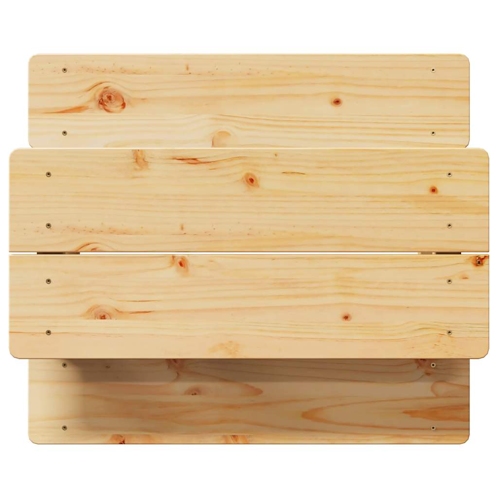Mesa infantil con bancos "IRUN" 90x79,5x50 cm madera maciza