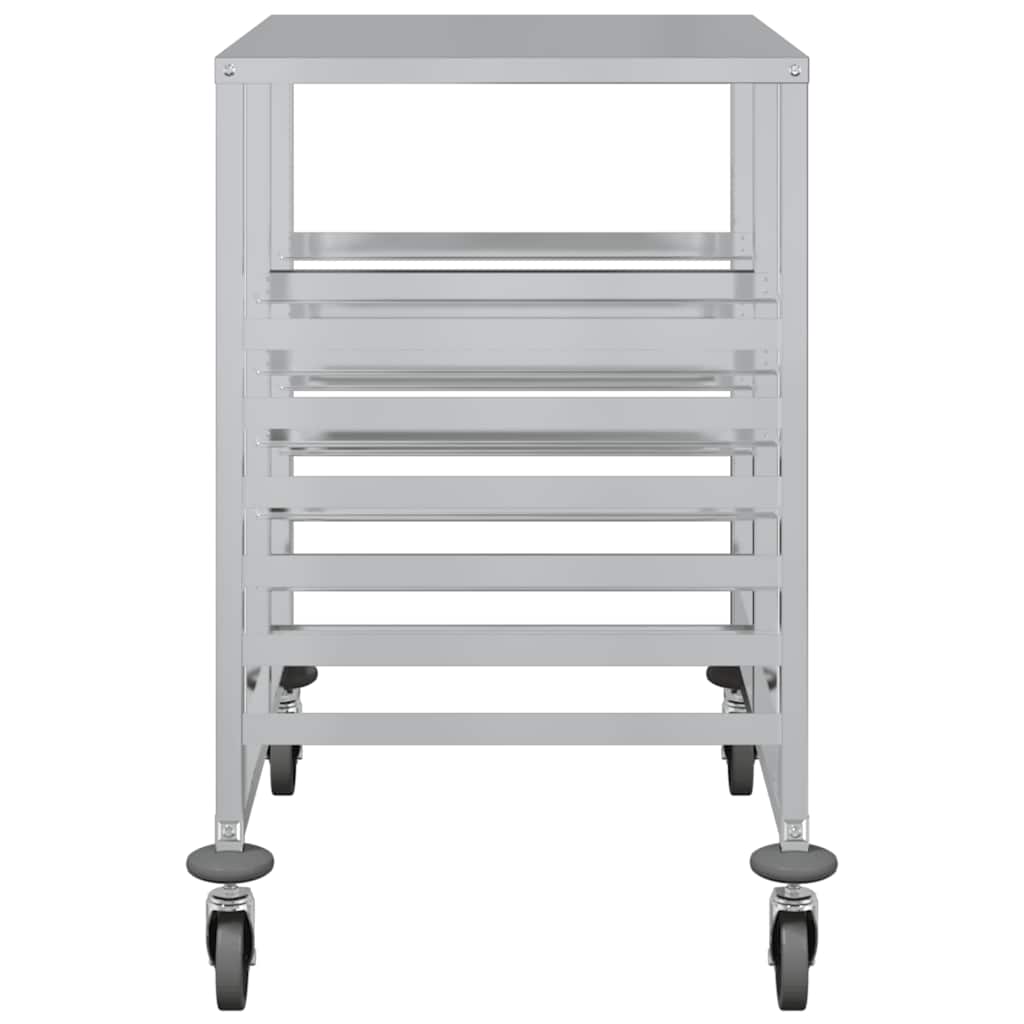 Carro con bandejas y 12 contenedores GN 75x55x87 cm