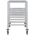 Carro con bandejas y 12 contenedores GN 75x55x87 cm