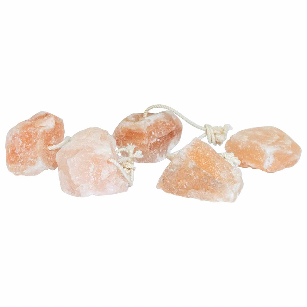 Piedras de sal para lamer rosa sal de roca