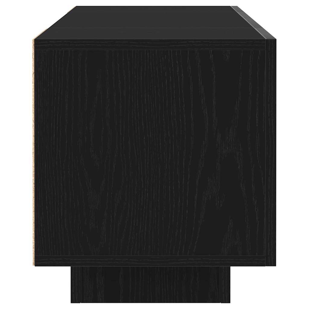 Mueble de TV Negro 160 x 35 x 40 cm Madera de ingeniería