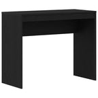 Escritorio Roble Negro 90x40x72 cm Madera de Ingeniería