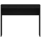 Escritorio Roble Negro 90x40x72 cm Madera de Ingeniería