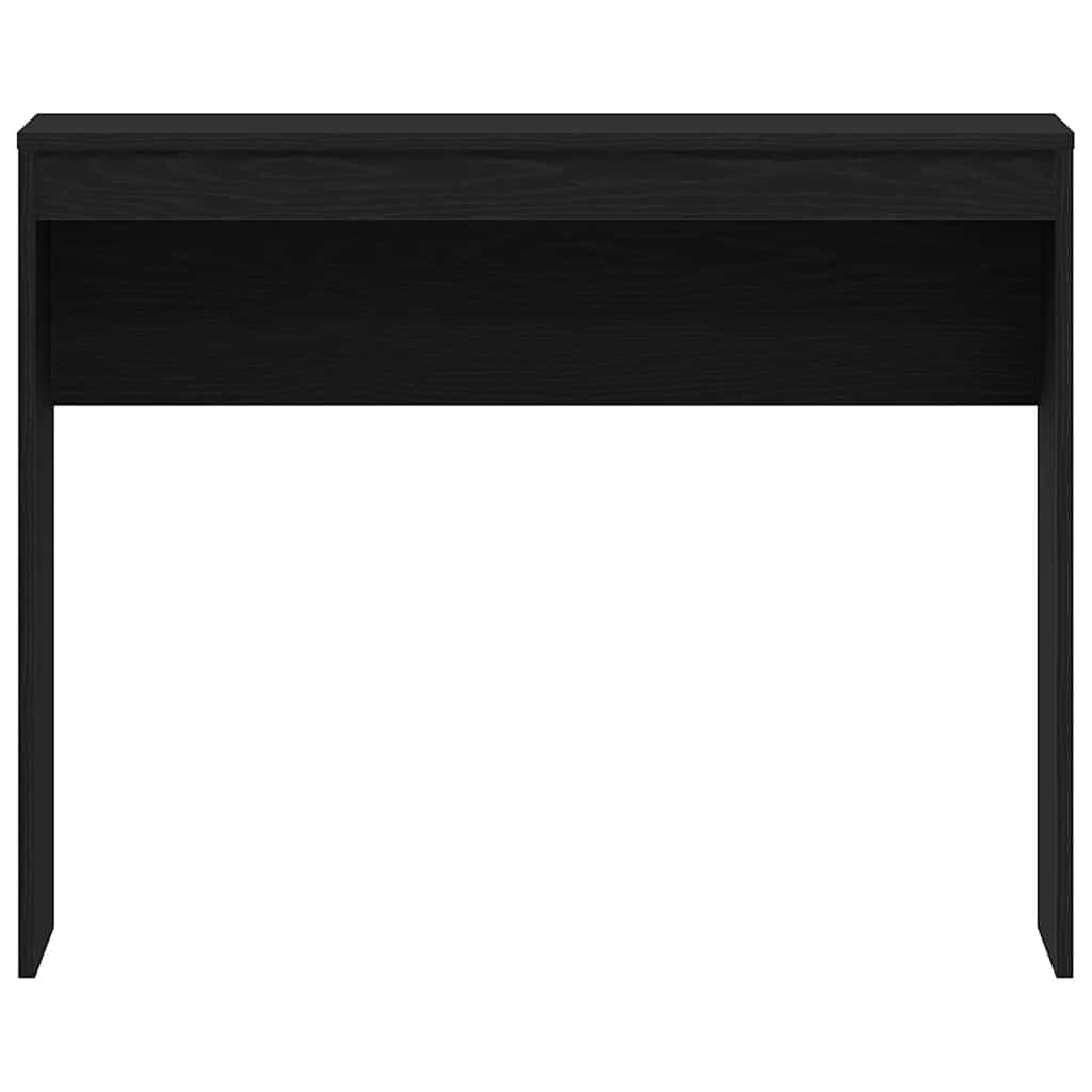 Escritorio Roble Negro 90x40x72 cm Madera de Ingeniería