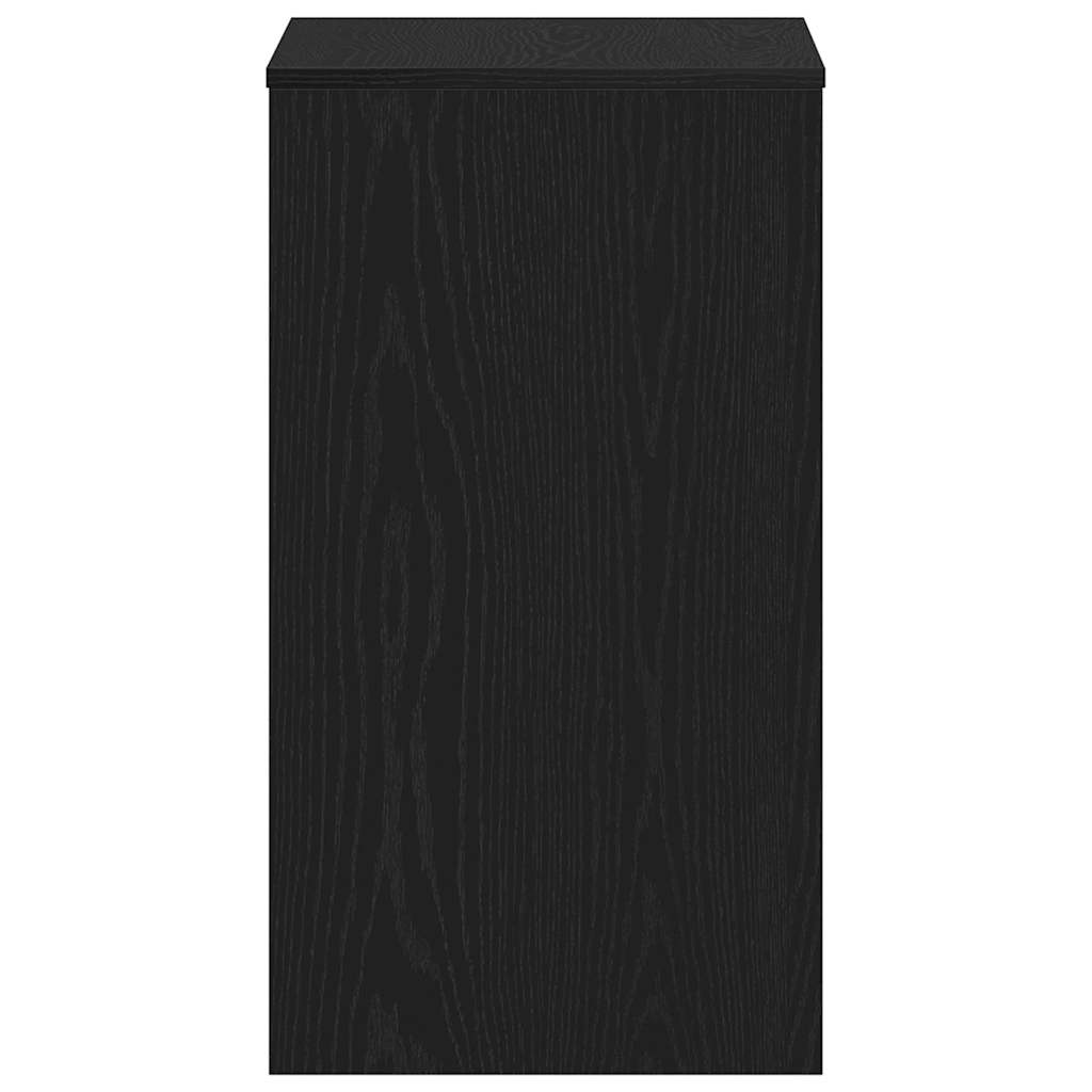 Escritorio Roble Negro 90x40x72 cm Madera de Ingeniería