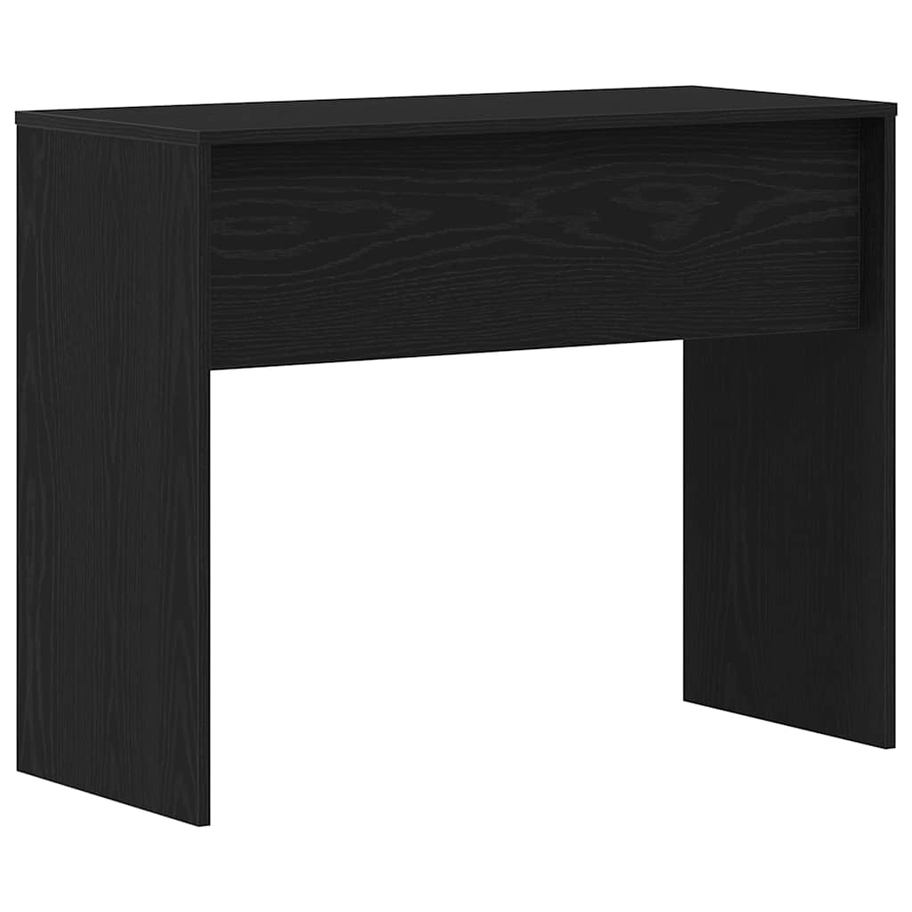 Escritorio Roble Negro 90x40x72 cm Madera de Ingeniería