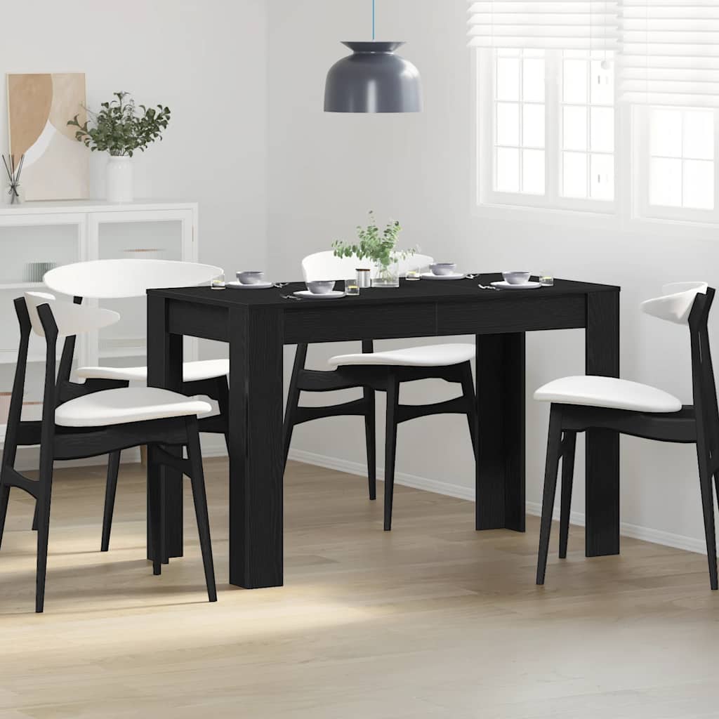 Mesa de comedor de aglomerado madera envejecida 180x90x76 cm