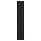 Estantería de 4 niveles de roble negro 80x24x143 cm