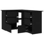 Escritorio Roble Negro 145 x 100 x 76 cm Madera de ingeniería