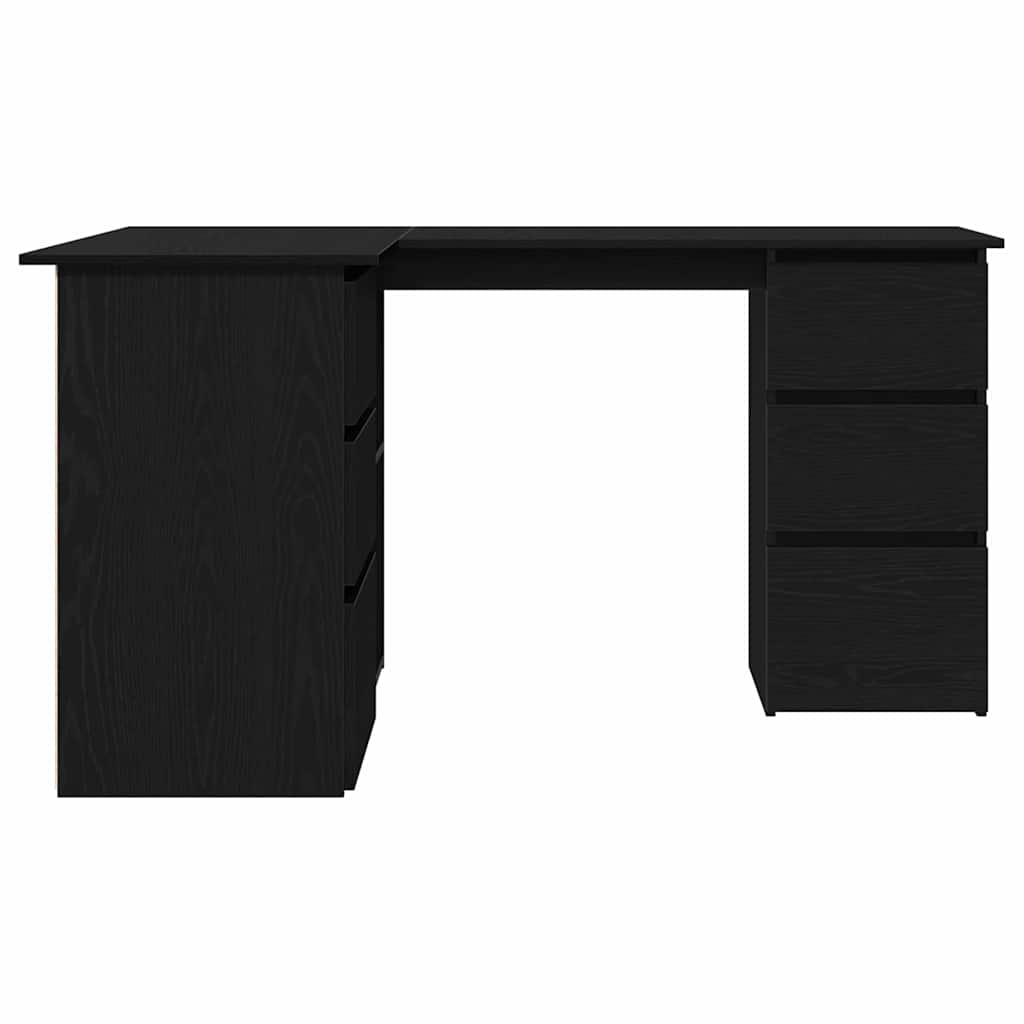 Escritorio Roble Negro 145 x 100 x 76 cm Madera de ingeniería