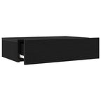 Muebles de TV con luces LED (2 unidades), roble negro, 60 x 35 x 15,5 cm